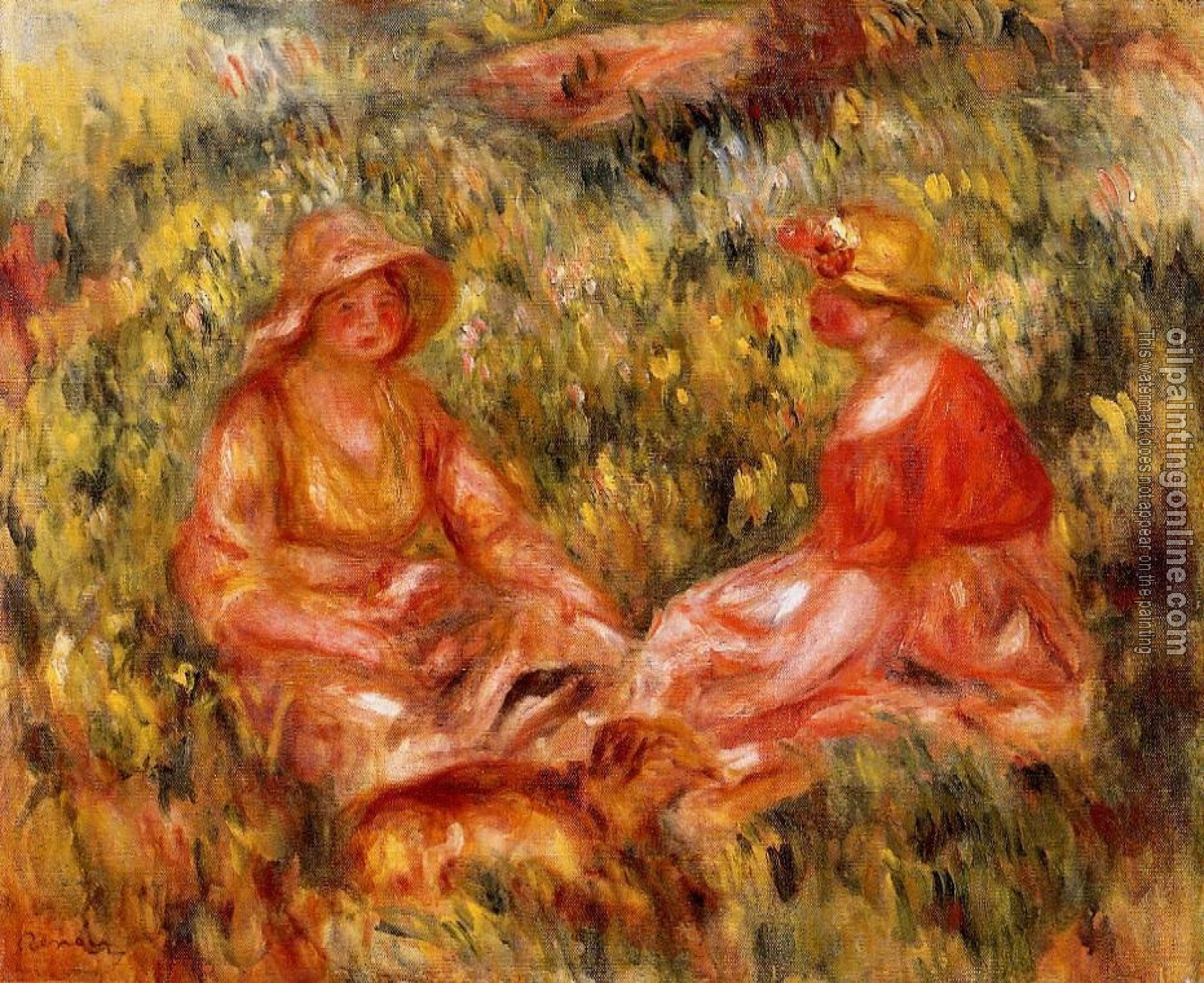 Renoir, Pierre Auguste - Two Women in the Grass